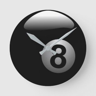 8 boll runda klocksnooker bassäng miljarder rund klocka
