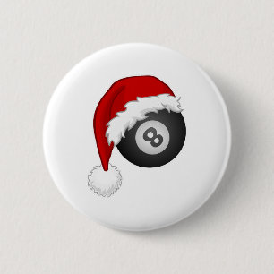 8 Boll Santa Funny christmas billiards snooker Knapp