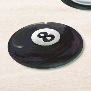 8 BOLL UNDERLÄGG PAPPER RUND