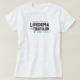 8:e årliga lipedema Triathlon White T-Shirt