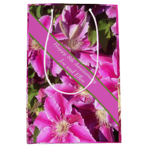 8:e årsdagen, rosa Clematis