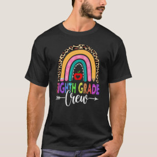 8:e Åttonde Klassens Besättning Regnbåge Leopard L T Shirt