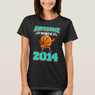 8:e Dabbing Basketball Players Dab 2014 Birthday P T Shirt