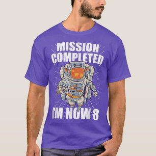 8: e dagen Astronaut Uppdrag 8: e födelsedagen T Shirt