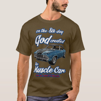 8:e dagen gud skapat1968 ChevelleMuscle CarSS454SS T Shirt
