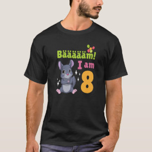 8:e födelsedag Chinchilla, Födelsedagsfest 8 år T Shirt