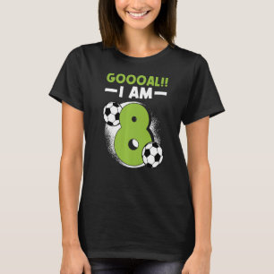 8:e födelsedag Den behandlade Födelsedagsfesten 8 T Shirt