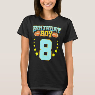 8:e födelsedag för bojor, 8 år gamla barn t shirt