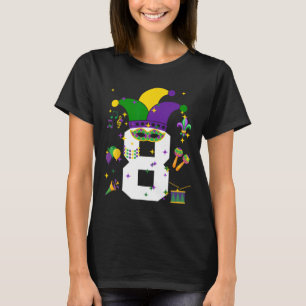 8:e födelsedag Mardi Gras 3:e Årets gamla bojkott T Shirt