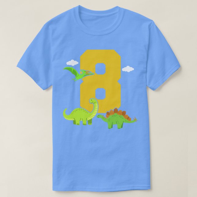 8:e födelsedag t shirt (Design framsida)