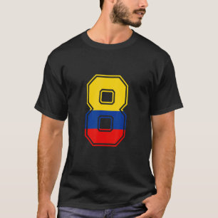 8:e födelsedagen Colombia 8 år gammal 8 Colomb T Shirt