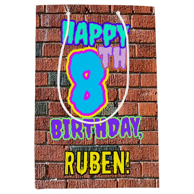 8:e födelsedagen: Roligt, Urban Graffiti Inspired  (Framsidan)