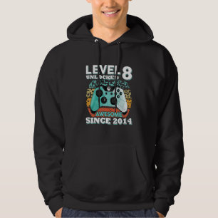 8:e födelsedagsdockans nivå 8 olåst Fantastisk 201 Hoodie