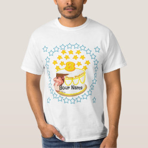8:e Födelsedagsfesten T-shirts med födelsedag