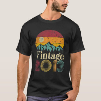 8:e födelsedagsgåvan 2013 8 års gammal Vintage Ret T Shirt