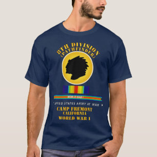 8:e infanteridivisionen med WWI SVC Streamer T Shirt