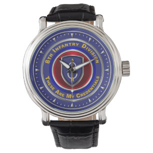 8:e infanteridivisionen ”Pathfinder” minnessak Armbandsur