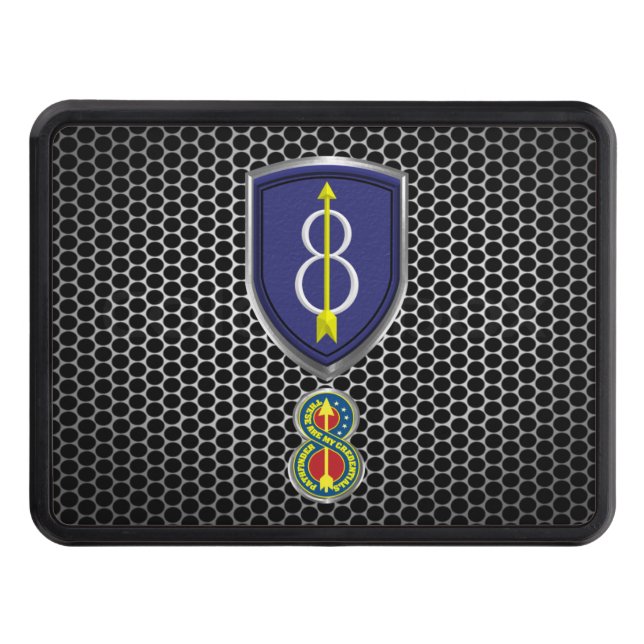 8:e Infantry Division "Pathfinder" Patch & Insigni Dragkroksskydd (Framsidan)