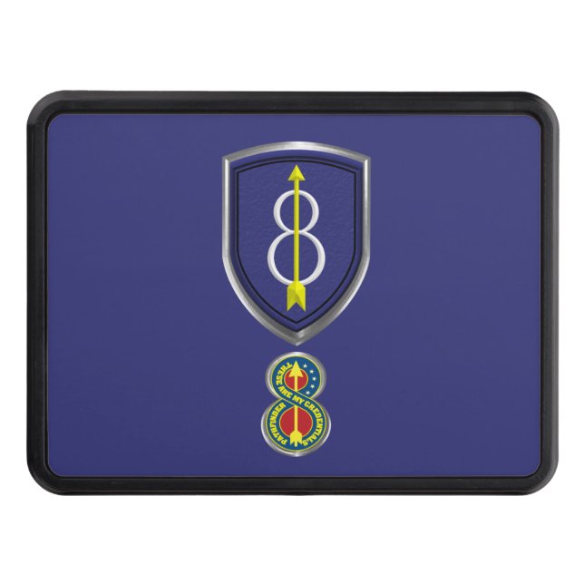 8:e Infantry Division "Pathfinder" Patch & Insigni Dragkroksskydd (Framsidan)