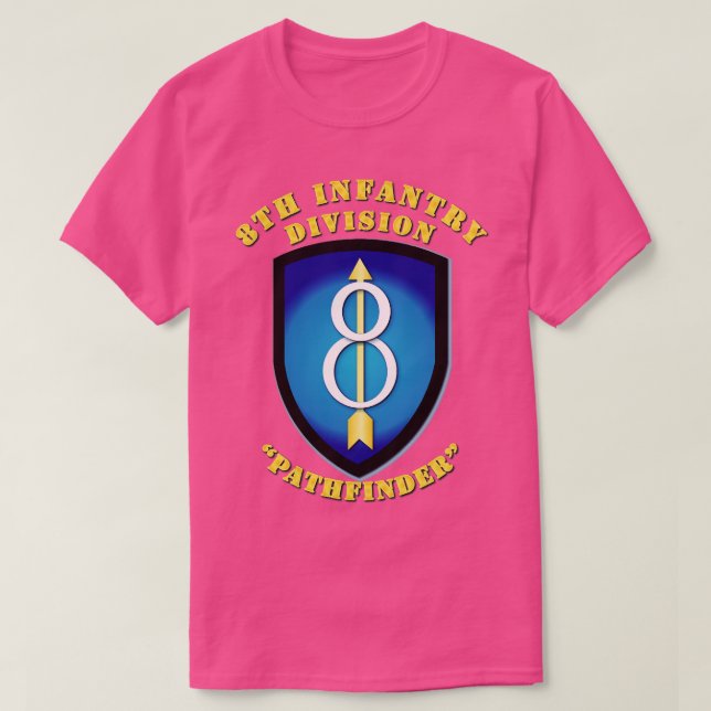 8:e Infantry SSI T Shirt (Design framsida)