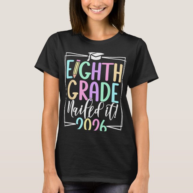 8:e klass 2026 mellanstadieexamen _1  t shirt (Framsida)