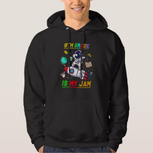8:e klass är min grej Astronaut tillbaka till skol Hoodie