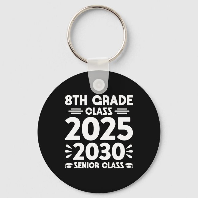 8:e klass Cl 2025 Framtida senior Cl 2030 Nyckelring (Framsida)