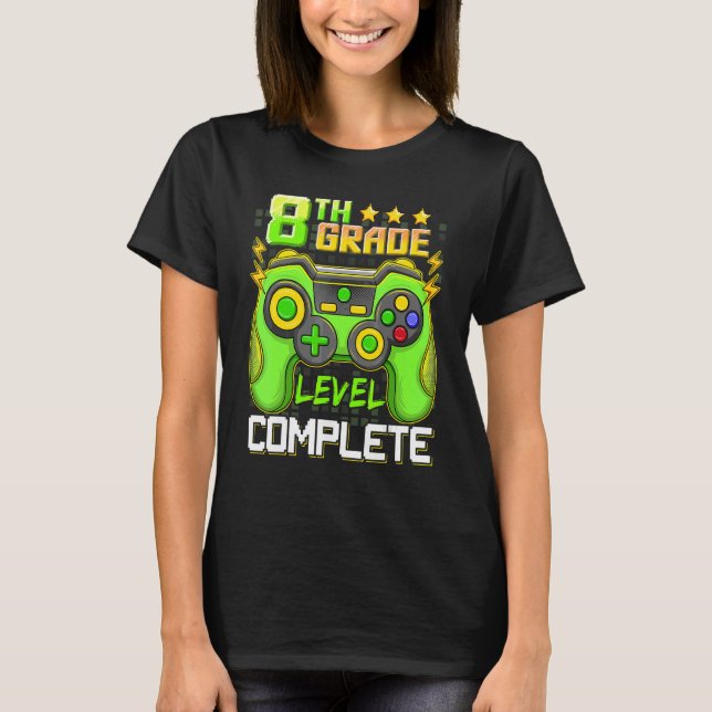 8:e Klass Complete Video Game Senior Studenten Bo T Shirt (Framsida)