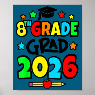 8:e klass examen 2026 åttonde klass examen poster