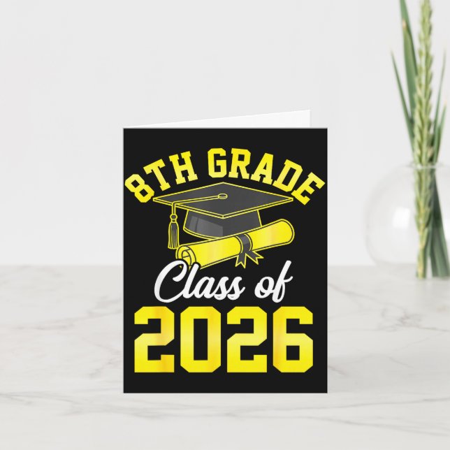 8:e klass examen klass 2026 examen kort (Framsida)