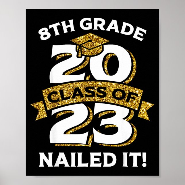 8:e klass klass 2023 naglade i  poster (Framsidan)