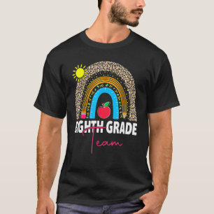 8:e Klass-läraren Rainbow Back to school Hej Eig T Shirt
