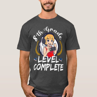 8:e klass nivå komplett 2023 examens anime spel t shirt