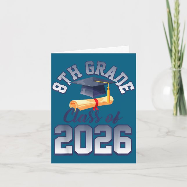8:e klass studenten 2026 kort (Framsida)