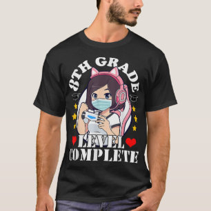 8:e Klass Studenten Girl Kärlek Anime Gaming Ansik T Shirt