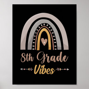 8:e klass vibe Åttonde klass tillbaka till skolan Poster