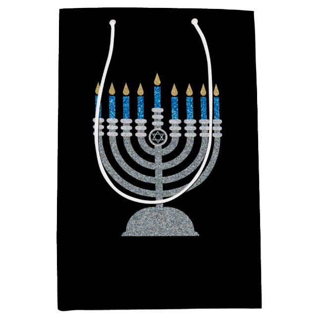 8:e natten i Hanukkah Glitter (Framsidan)