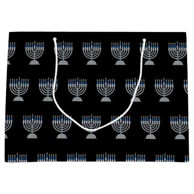 8:e natten i Hanukkah Glitter (Framsidan)