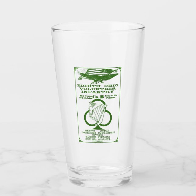 8:e Ohio-glaset Glaskopp (Framsida)