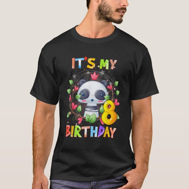 8:e Panda 8 Ns T Shirt (Framsida)