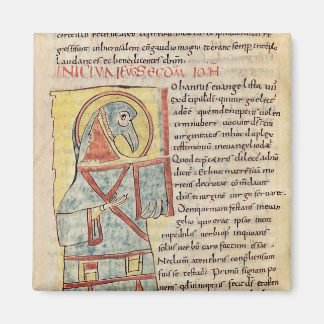 8 f.95v St. John Evangelist Magnet (Framsidan)