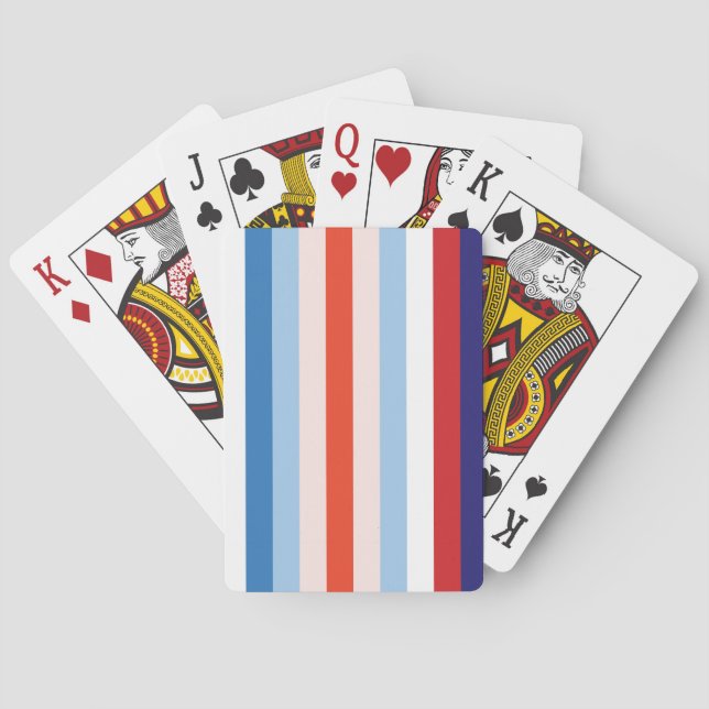 8 färgkombination casinokort (Baksidan)