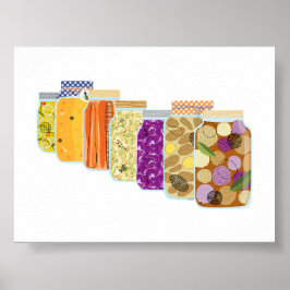 #8 Food Canning Burk Poster