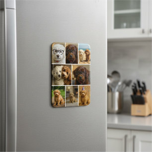 8 Foto Collage Personlig Anpassad Magnet