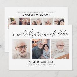 8-foto Firande i Life/Funeral/Memorial Inbjudningar