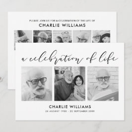 8-foto Firande i Life/Funeral/Memorial Inbjudningar