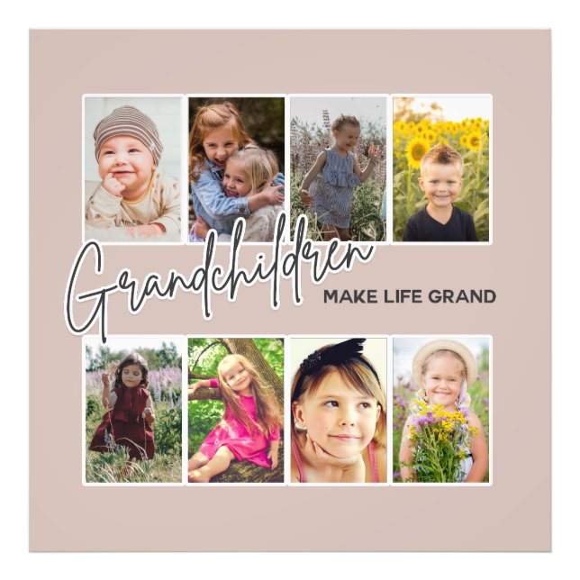 8 Foto "Grandchildren make Life Grand" (Framsidan)