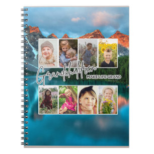8 Foto "Grandchildren make Life Grand" Anteckningsbok