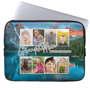 8 Foto "Grandchildren make Life Grand" Laptop Fodral