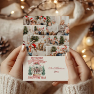 8 Foto Rosa Nutcracker jul Wonderland Glob Julkort